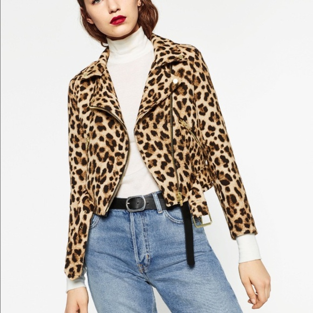 HP🎉 ZARA CHEETAH PRINT JACKET